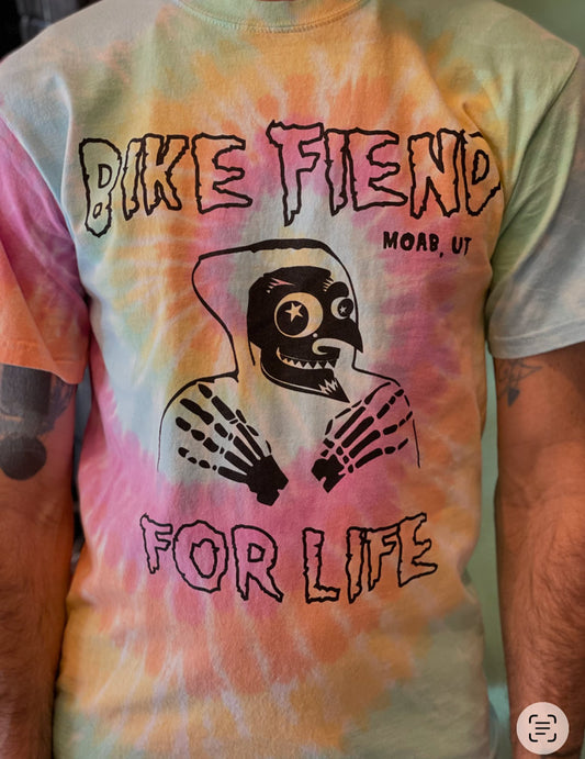 Bike Fiend T-Shirt Misfits Tie-Dye