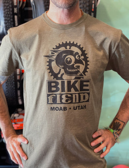 Bike Fiend T-Shirt Green